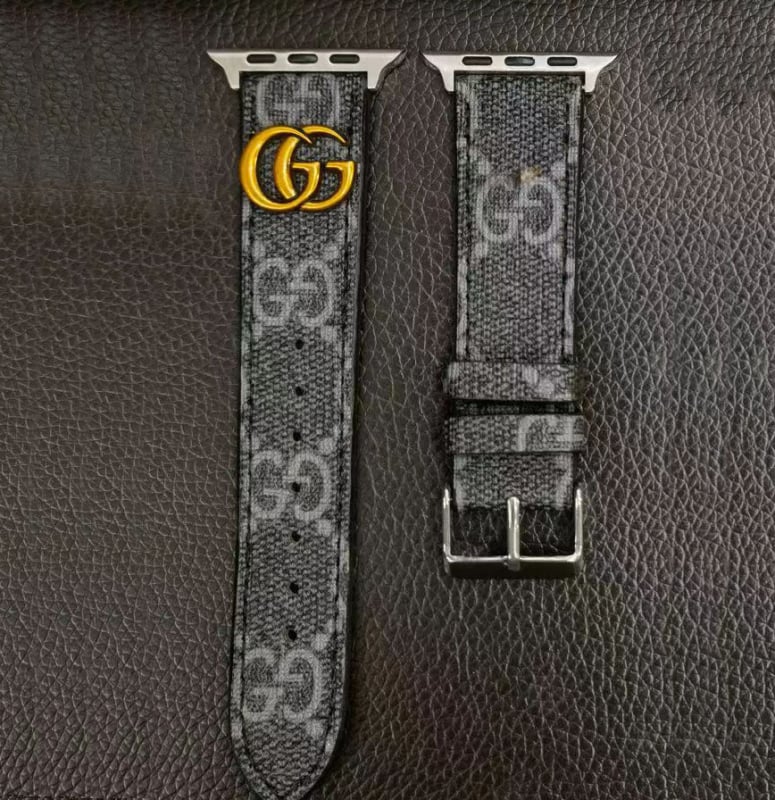 Apple Watch каишка от изкуствена кожа — закопчалка с пин, тегло 30 г, съвместима с Apple Watch, пусната през 2023 г. (Изкуствена кожа; закопчалка с пин; 30 г; съвместимост: Apple Watch; 2023)