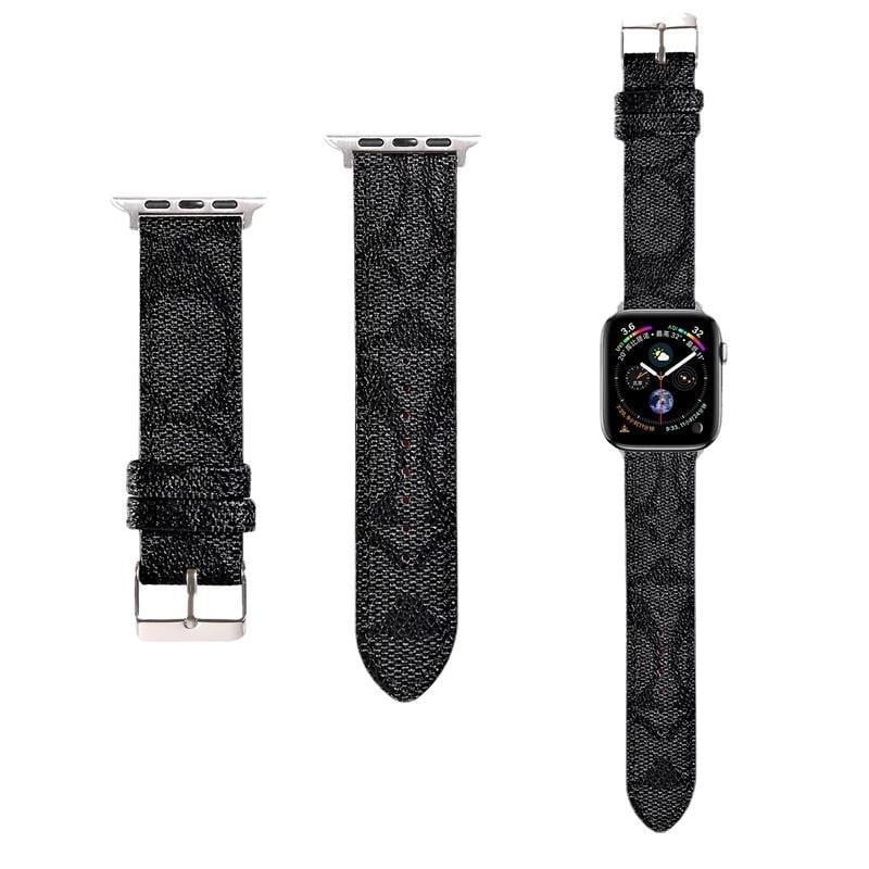 Apple Watch каишка от изкуствена кожа — закопчалка с пин, тегло 30 г, съвместима с Apple Watch, пусната през 2023 г. (Изкуствена кожа; закопчалка с пин; 30 г; съвместимост: Apple Watch; 2023)