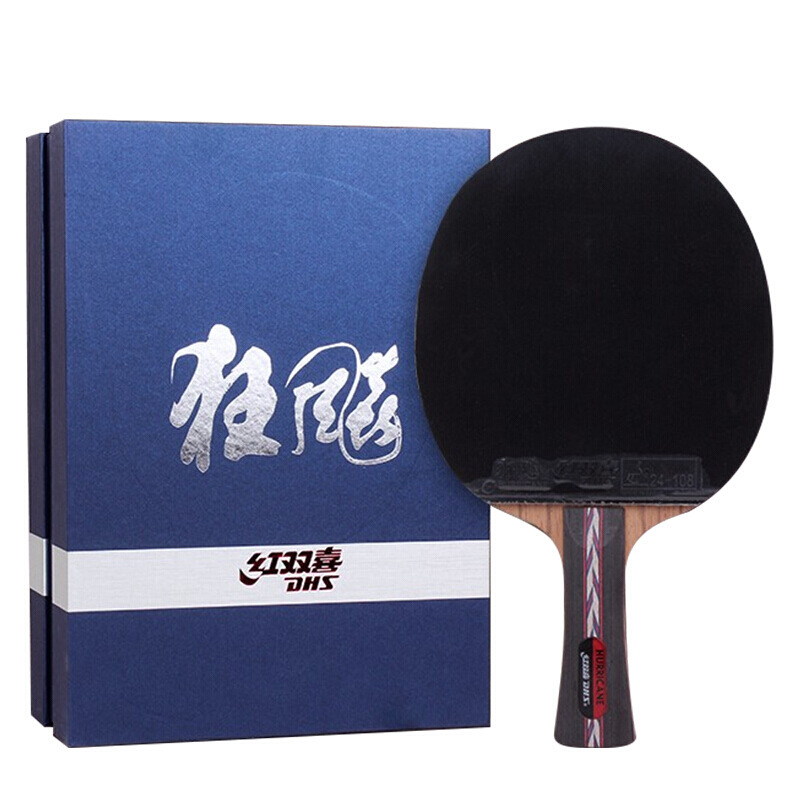 DHS No1256 Offensive Pro reketa za stolni tenis — drveni trup, anti-glue guma