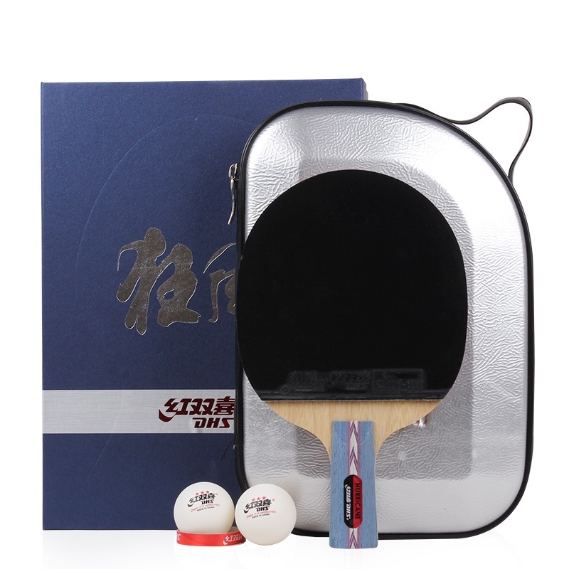 DHS No1256 Offensive Pro reketa za stolni tenis — drveni trup, anti-glue guma