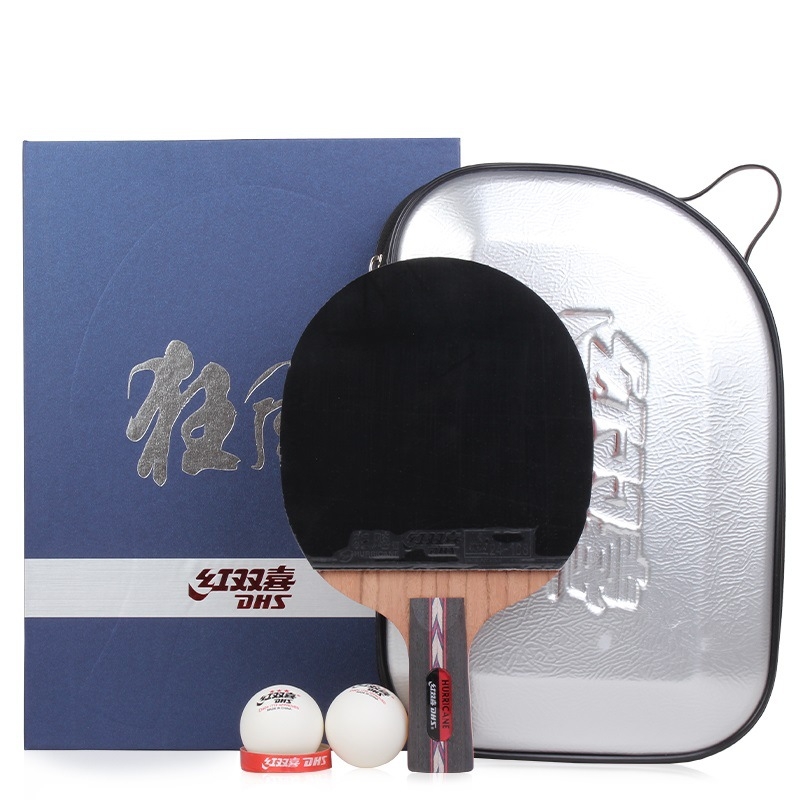 DHS No1256 Offensive Pro reketa za stolni tenis — drveni trup, anti-glue guma