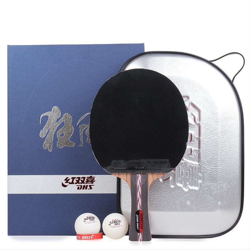 DHS No1256 Offensive Pro reketa za stolni tenis — drveni trup, anti-glue guma