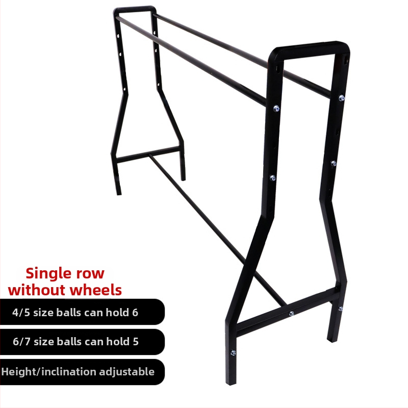 Προπονητικό καρότσι τρίποντων με μετακινούμενο ράφι αποθήκευσης, βάση μπάσκετ από χυτοσίδηρο, ενισχυμένος σχεδιασμός