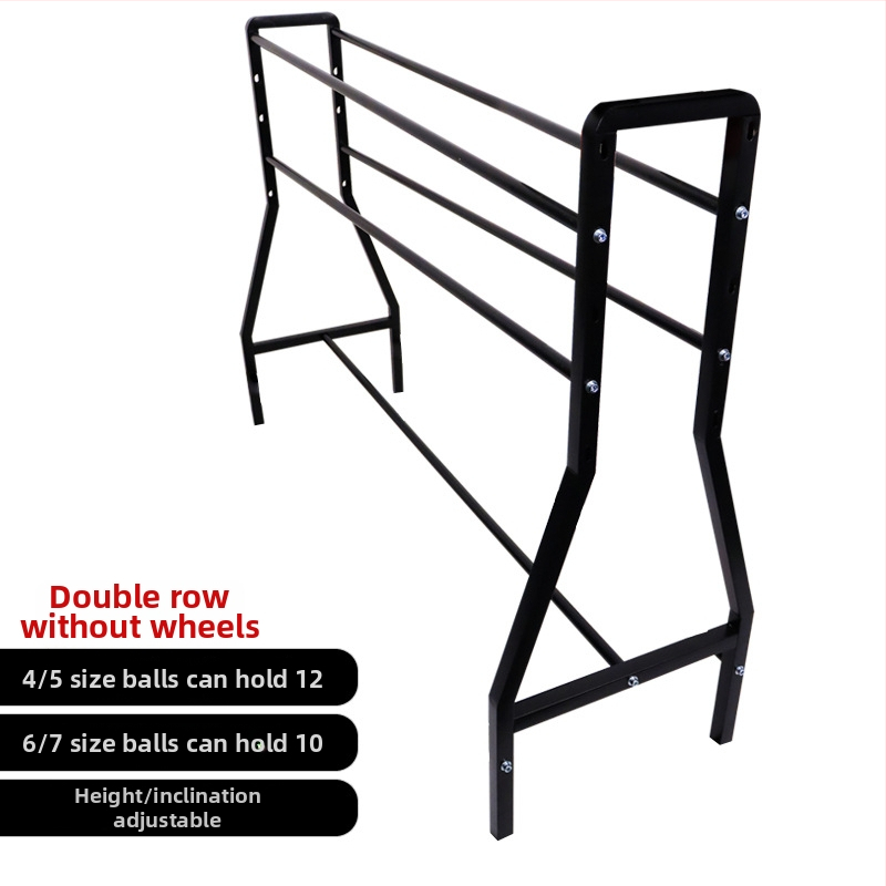Προπονητικό καρότσι τρίποντων με μετακινούμενο ράφι αποθήκευσης, βάση μπάσκετ από χυτοσίδηρο, ενισχυμένος σχεδιασμός