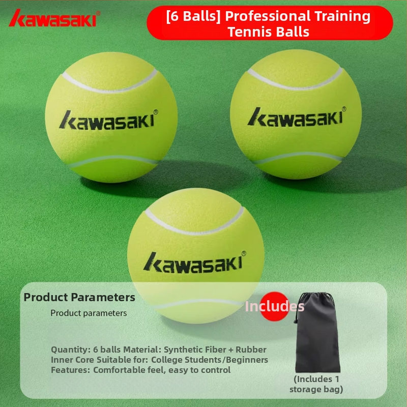 Kawasaki KA-01 tenisa bumba, PVC materiāls, logotipa drukāšana, pielāgota apstrāde