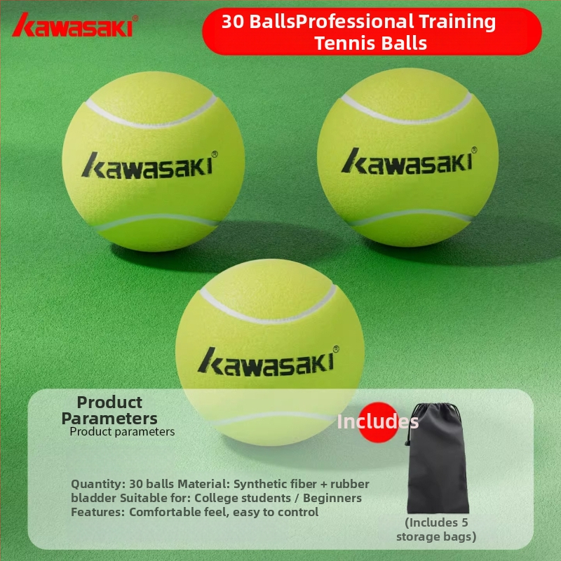 Kawasaki KA-01 tenisa bumba, PVC materiāls, logotipa drukāšana, pielāgota apstrāde