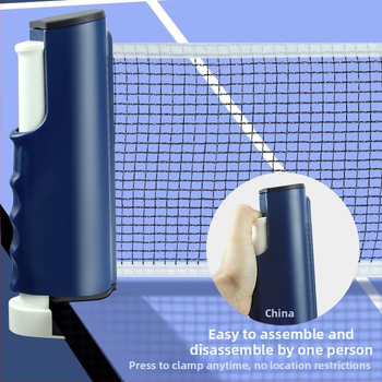 Peak ramă de plasă pentru tenis de masă, îngroșată, portabilă și extensibilă, poliester, 330 g, pentru interior/exterior