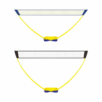 Stâlp portabil pentru plasă de volei și badminton | Montaj rapid, utilizare duală în exterior (Greutate 4 kg)