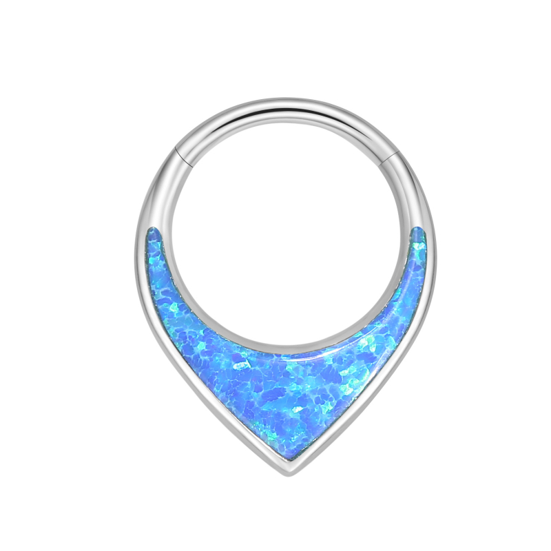 Nosies pertvaros žiedas – Zhenping titano lydinys, universalus, poliruotas paviršius