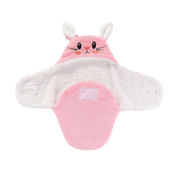 Guļammaiss zīdaiņiem, kokonu stilā, flaneļa audums, poliestera-kokvilnas pildījums, dzīvnieku raksts, vecums 0–1 gads.