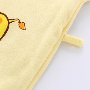 Kokvilnas bērnu guļammaiss ar karikatūru rakstu, ar samtainas kokvilnas pildījumu un kokvilnas oderi