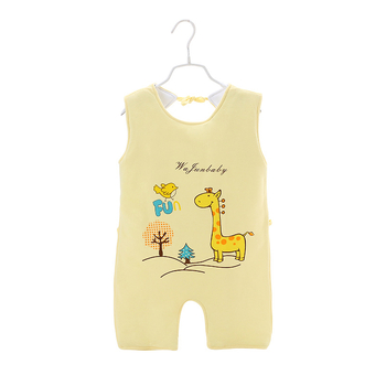 Kokvilnas bērnu guļammaiss ar karikatūru rakstu, ar samtainas kokvilnas pildījumu un kokvilnas oderi