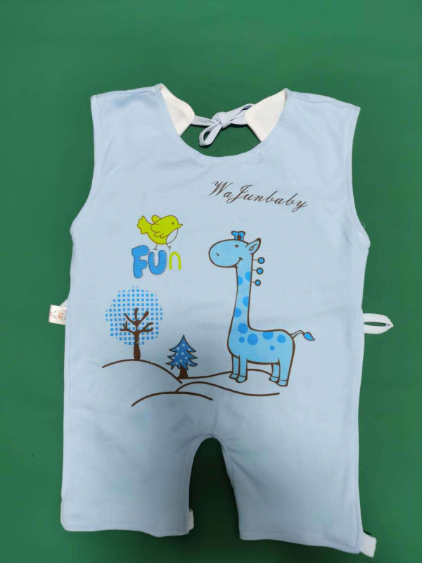 Kokvilnas bērnu guļammaiss ar karikatūru rakstu, ar samtainas kokvilnas pildījumu un kokvilnas oderi