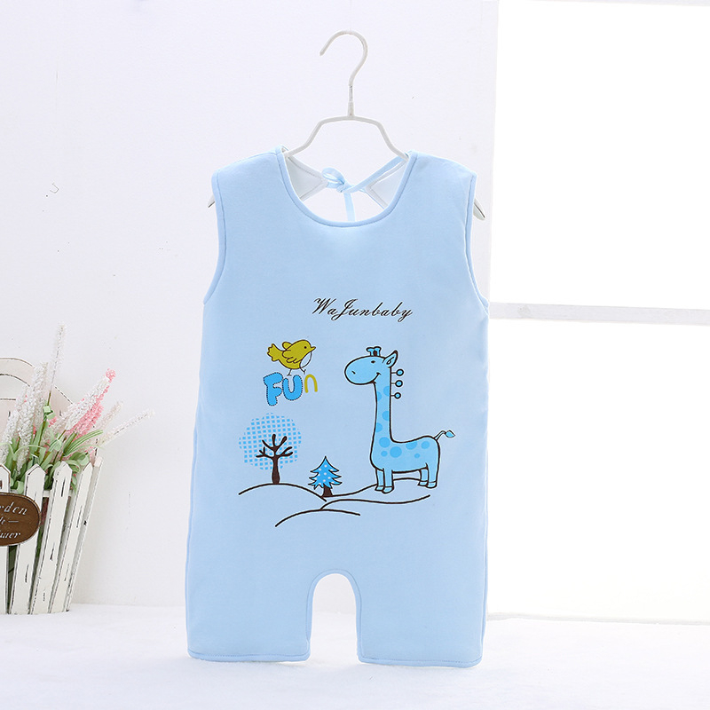 Kokvilnas bērnu guļammaiss ar karikatūru rakstu, ar samtainas kokvilnas pildījumu un kokvilnas oderi