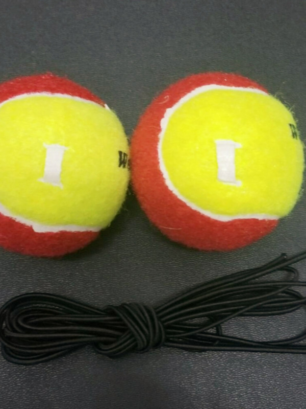 Kvadrātiska fitnesa bumba roku vingrošanai ar tenisa rokturi un auklu (Materiāls: Polipropilēns; Zīmols: Other; Kategorija: Teniss)