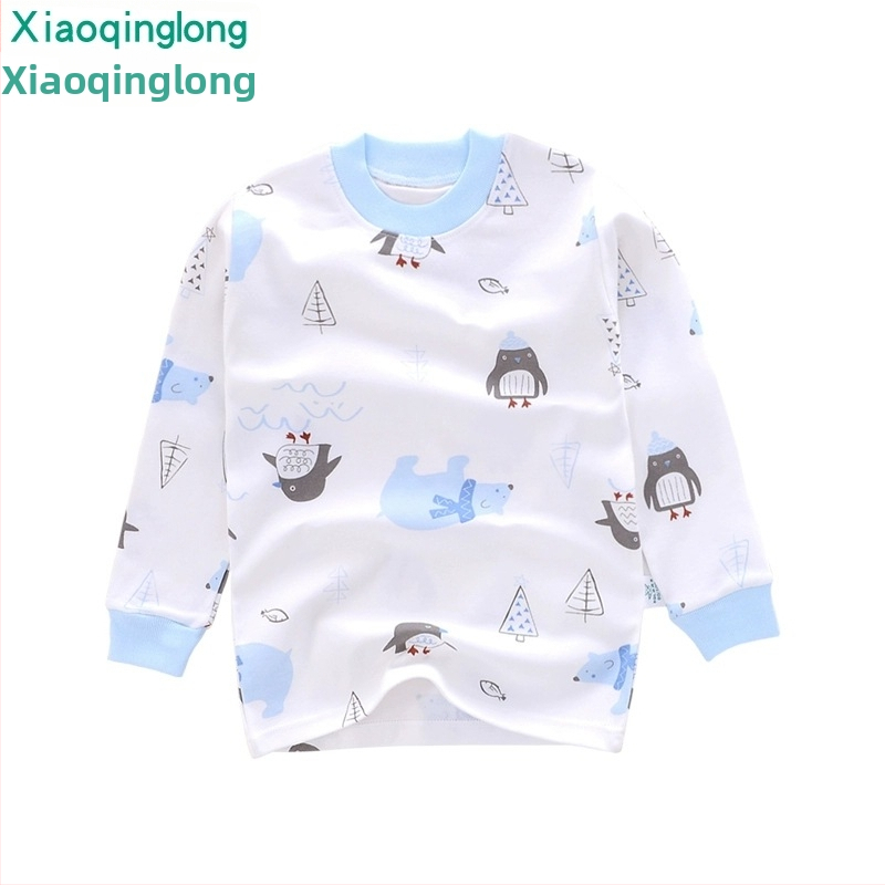 Kokvilnas bērnu pamata tops pavasara–rudens sezonai, unisex, ar augstu apkakli, 100% kokvilna, 3–8 gadi, bez kapuces.