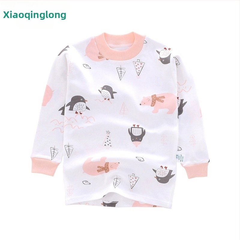 Kokvilnas bērnu pamata tops pavasara–rudens sezonai, unisex, ar augstu apkakli, 100% kokvilna, 3–8 gadi, bez kapuces.