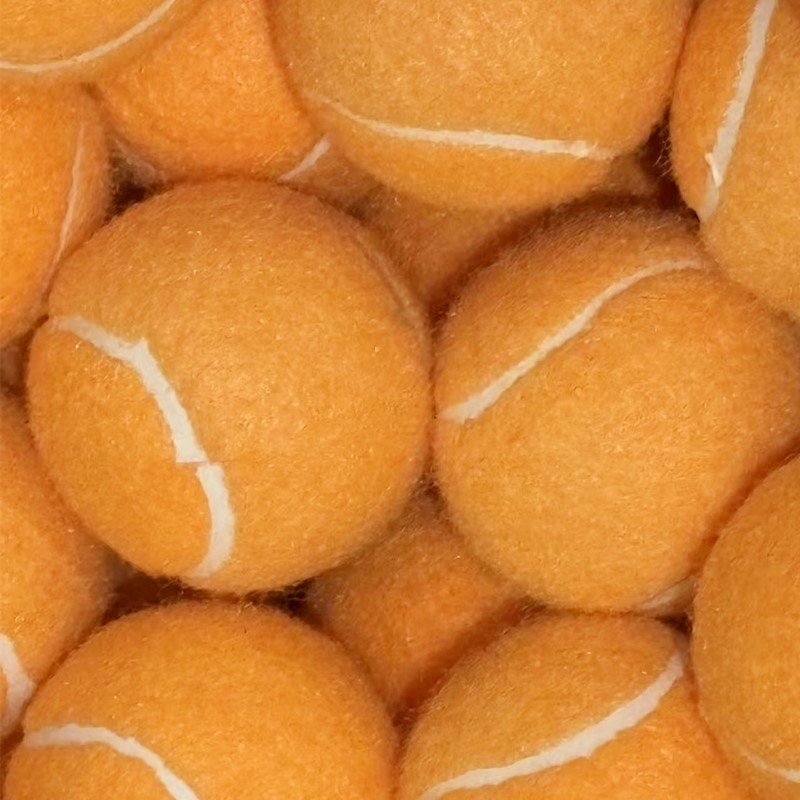 Treniņ tenisbola ar elastīgu videi draudzīgu gumijas-sintētisko šķiedru materiālu; logotipa drukāšana pieejama; pielāgošana pieejama