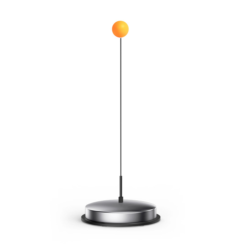 Galda tenisa treneris iekšējai lietošanai ar elastīgu garu asu un piesūcekni, Adking zīmols, drukāts logotips, pieejams privātais zīmols