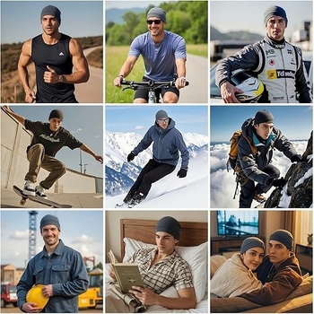 Unutarnja kapa za kacigu za biciklizam | unisex, odrasli, lagana i prozračna, materijal Spandex/Lycra, za aktivnosti na otvorenom