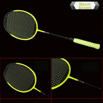 Badminton reketa od karbonskih vlakana, težina 85–89 g, debljina drške G5, tvrd dojam, za srednje i napredne igrače