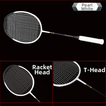 Badminton reketa od karbonskih vlakana, težina 85–89 g, debljina drške G5, tvrd dojam, za srednje i napredne igrače