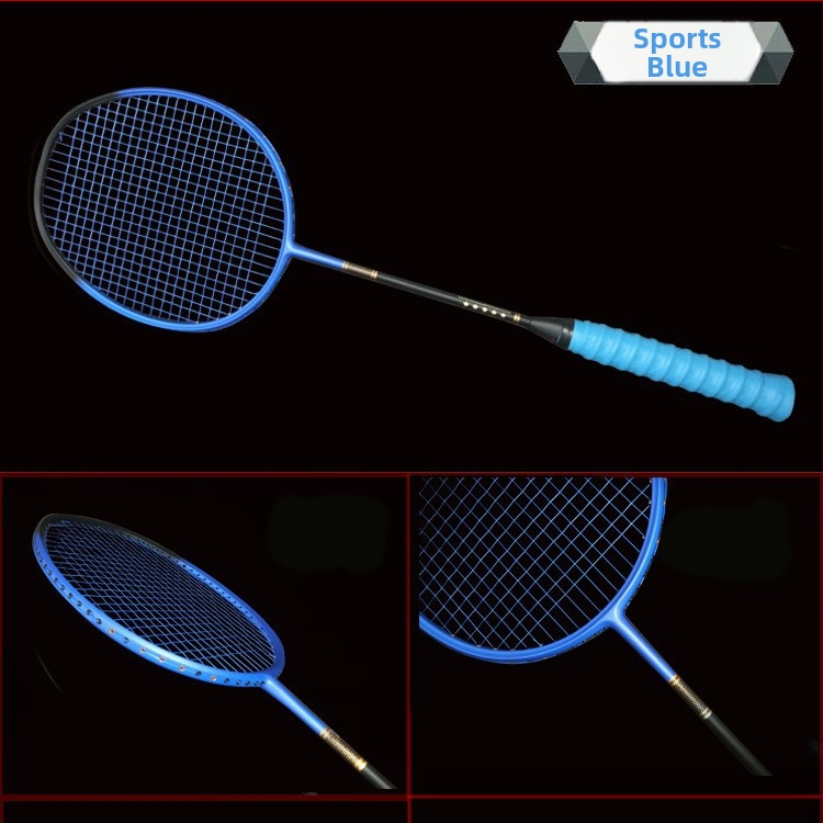 Badminton reketa od karbonskih vlakana, težina 85–89 g, debljina drške G5, tvrd dojam, za srednje i napredne igrače