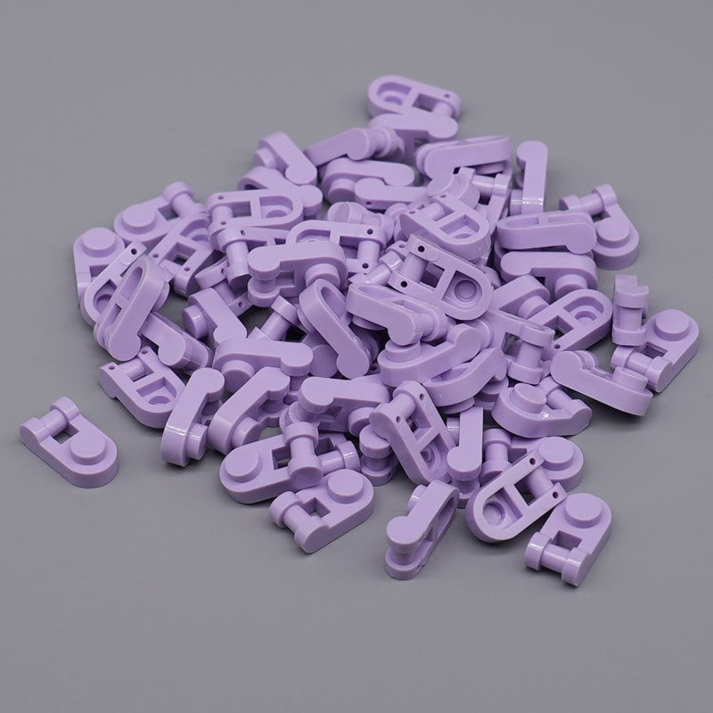 Ръчно изработена играчка със сферички за сглобяване от малки части, цип и кръгла дъска с дръжка и едно дупче, съвместима с части 26047