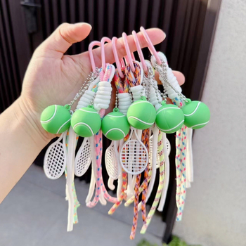 Vertical ключодържател с вързано въже, MIU стил, универсален дизайн, материал: Soft glue