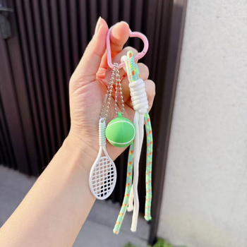 Vertical ключодържател с вързано въже, MIU стил, универсален дизайн, материал: Soft glue