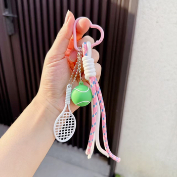 Vertical ключодържател с вързано въже, MIU стил, универсален дизайн, материал: Soft glue