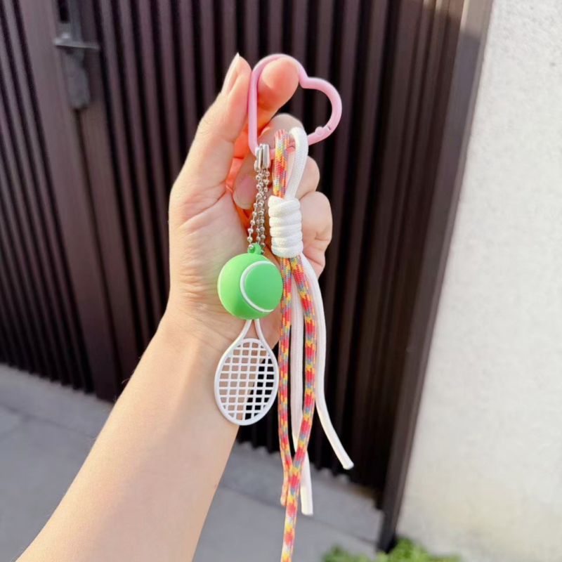 Vertical ключодържател с вързано въже, MIU стил, универсален дизайн, материал: Soft glue