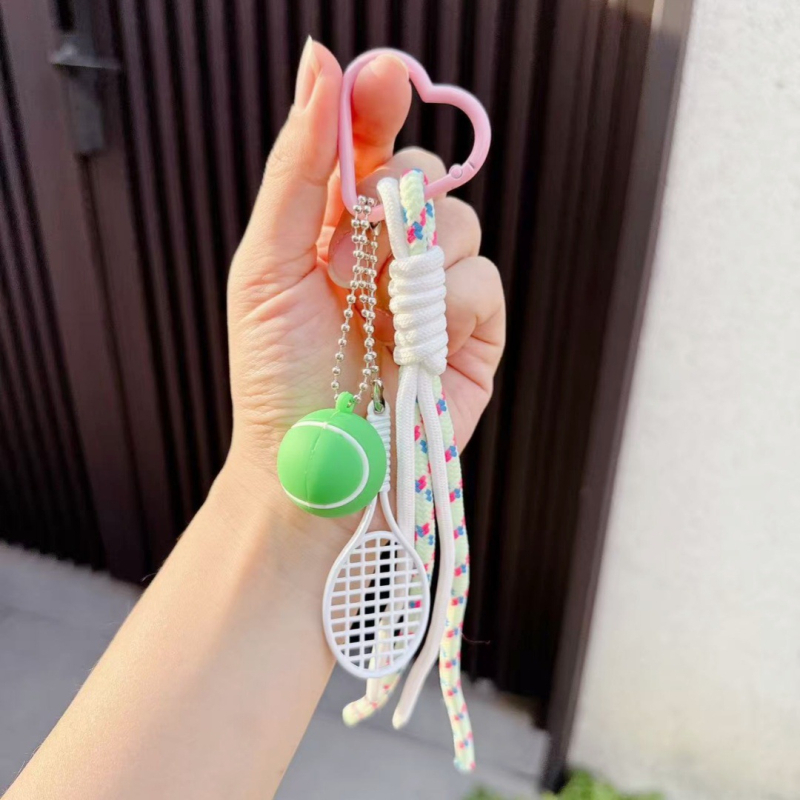 Vertical ключодържател с вързано въже, MIU стил, универсален дизайн, материал: Soft glue