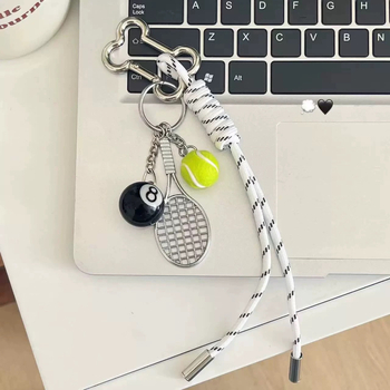 Atslēgu piekariņš ar dachshunda motīvu — metāls, pusmanuāla apstrāde, Hesheng zīmols, pavasaris 2025