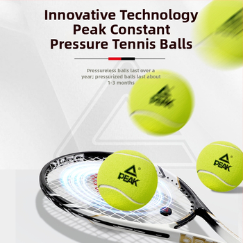 Peak apmācības tenisa bumba — ķīmiskās šķiedras, apmācību bumba, piemērota galda tenisam un spalvu tenisam, pielāgošana pieejama