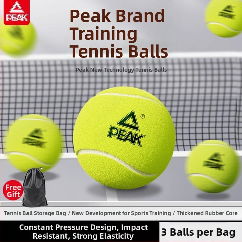 Peak apmācības tenisa bumba — ķīmiskās šķiedras, apmācību bumba, piemērota galda tenisam un spalvu tenisam, pielāgošana pieejama