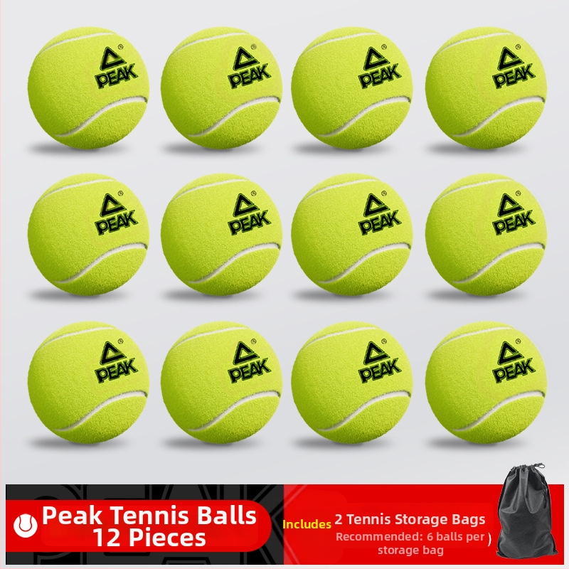 Peak apmācības tenisa bumba — ķīmiskās šķiedras, apmācību bumba, piemērota galda tenisam un spalvu tenisam, pielāgošana pieejama