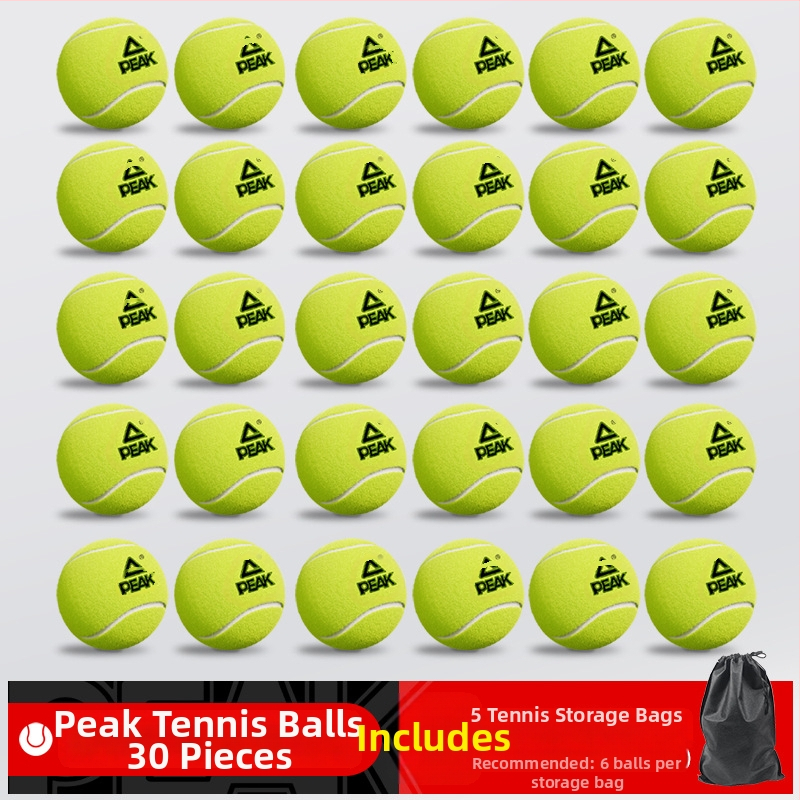 Peak apmācības tenisa bumba — ķīmiskās šķiedras, apmācību bumba, piemērota galda tenisam un spalvu tenisam, pielāgošana pieejama