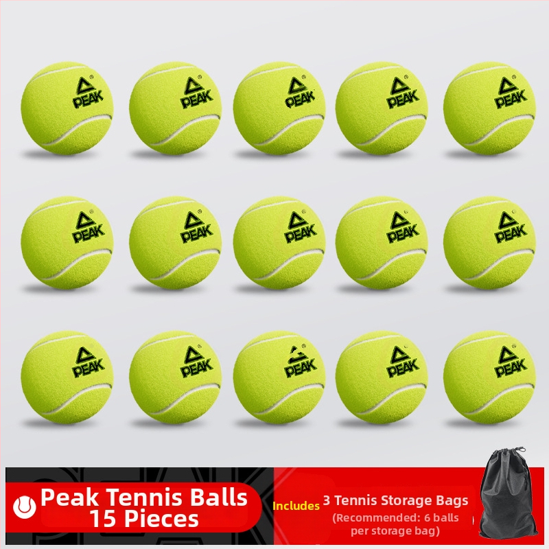 Peak apmācības tenisa bumba — ķīmiskās šķiedras, apmācību bumba, piemērota galda tenisam un spalvu tenisam, pielāgošana pieejama