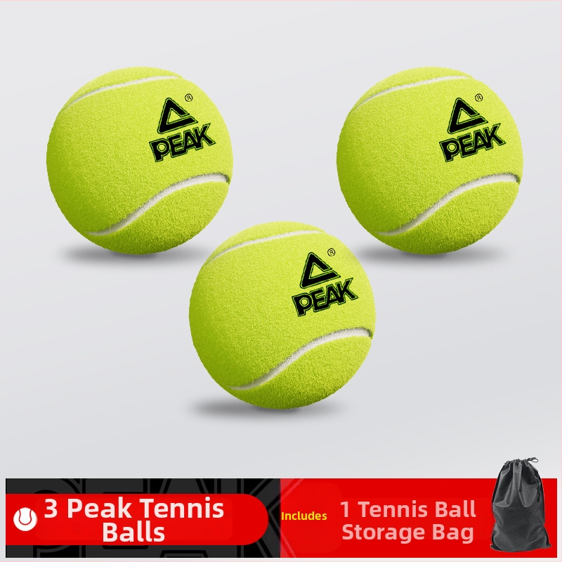 Peak apmācības tenisa bumba — ķīmiskās šķiedras, apmācību bumba, piemērota galda tenisam un spalvu tenisam, pielāgošana pieejama