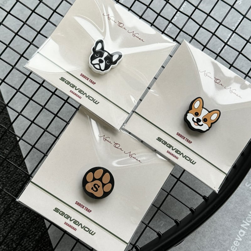 Apsorpcijski amortizator za tenis raketu – sladak dizajn psa, ublažavanje vibracija