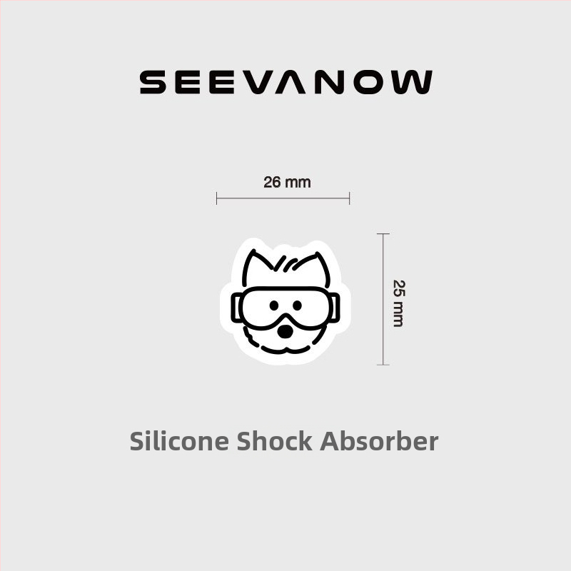 Apsorpcijski amortizator za tenis raketu – sladak dizajn psa, ublažavanje vibracija