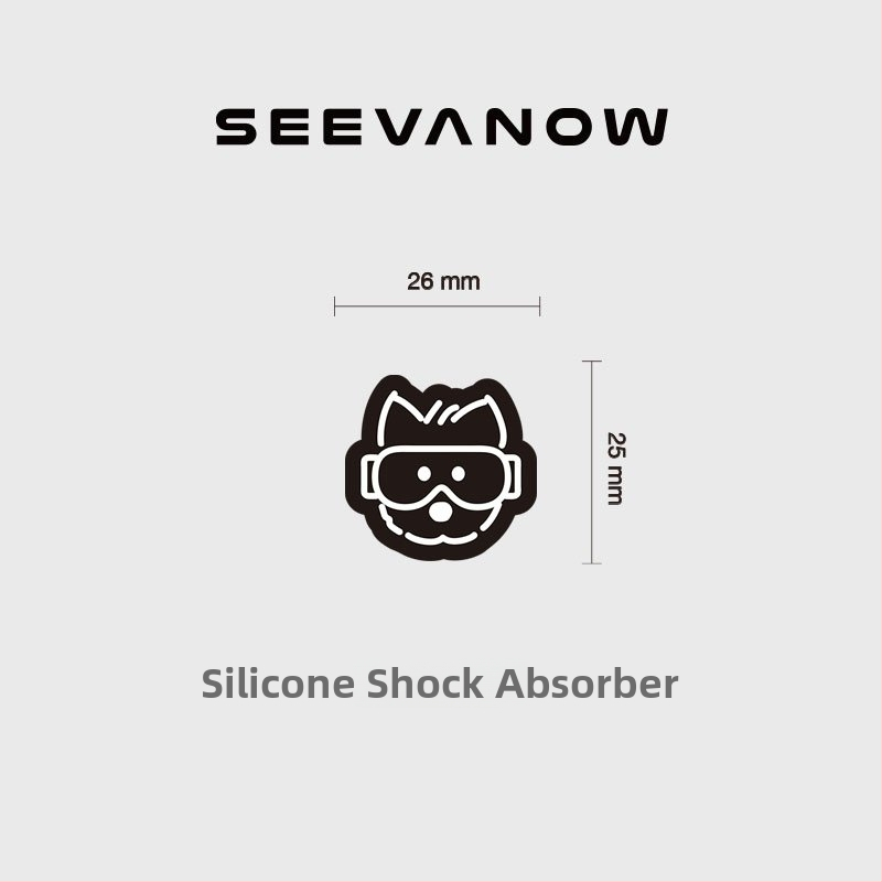 Apsorpcijski amortizator za tenis raketu – sladak dizajn psa, ublažavanje vibracija