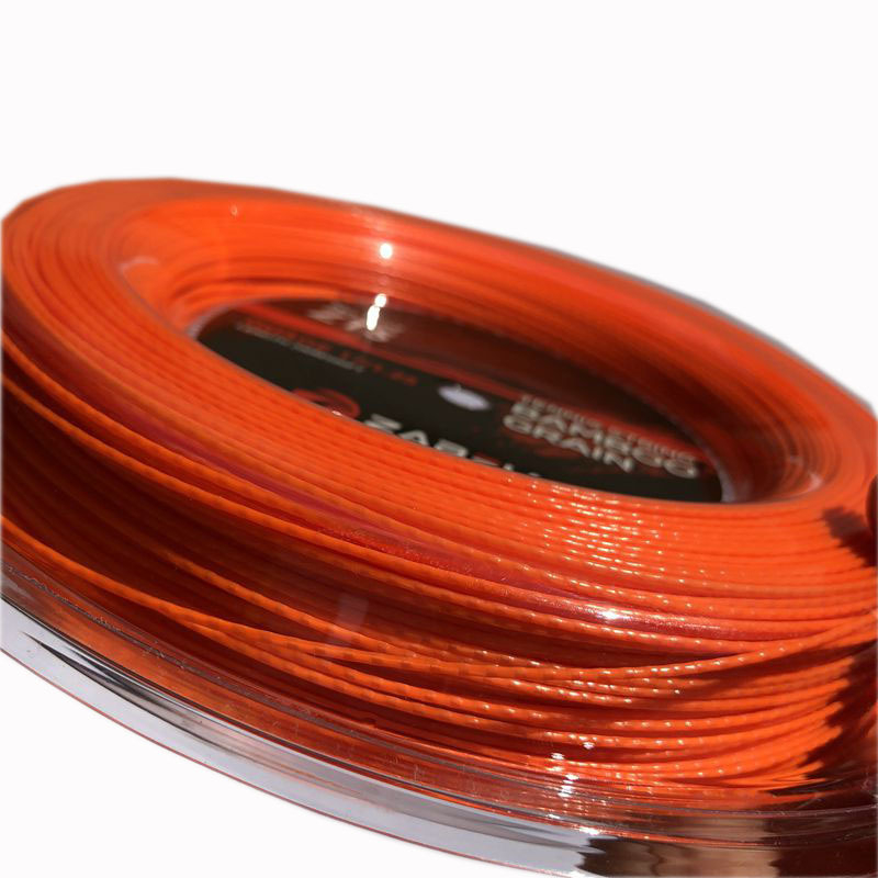 ZARSIA raketes stīgas ar bambusa rakstu, poliestera cieta stieple, piemērota tenisam un badmintonam, izturīga, izcelsme Ķīna