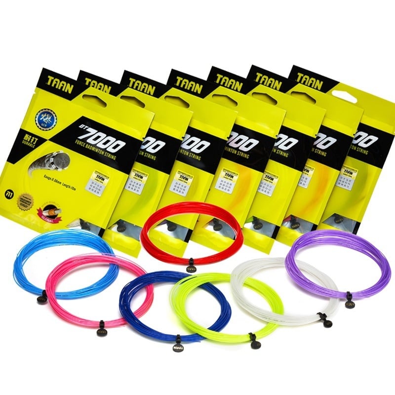 BT7000 badminton trosīte – augsta elastība, diametrs 0,68 mm, triecienu absorbcija