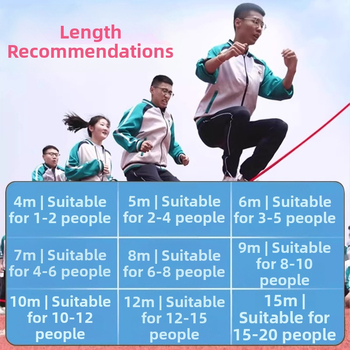 Dugački konopac za grupne skokove, pamuk konopac za preskakanje, profesionalno timsko konopac