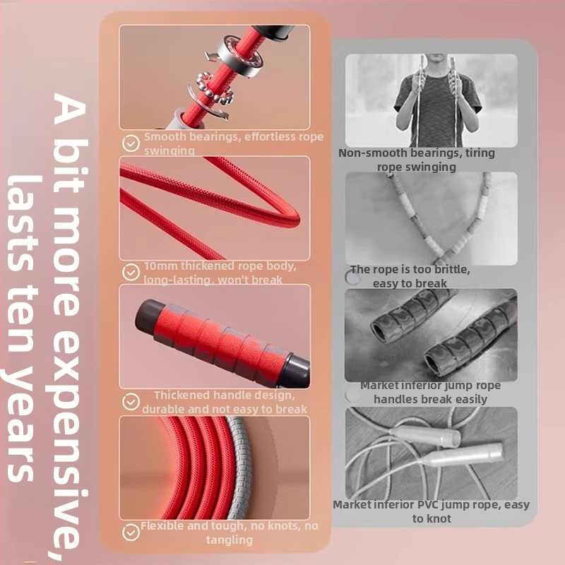 Dlhé lano na skákanie pre skupiny, bavlnené lano na skákanie, profesionálne tímové lano