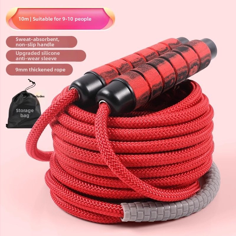 Dugački konopac za grupne skokove, pamuk konopac za preskakanje, profesionalno timsko konopac