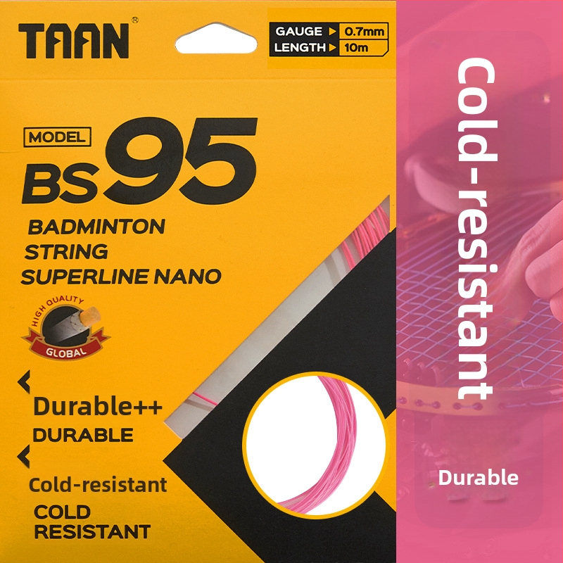 Struna na raketu badminton, nylonový materiál, značka Taan taian, pôvod Čína