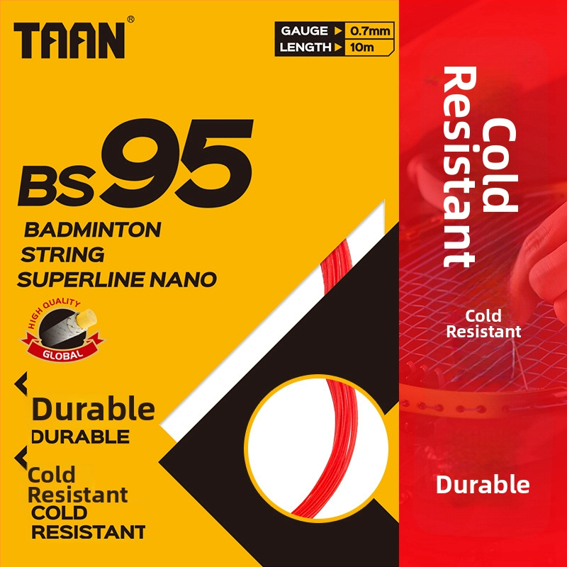 Badmintona raketes struna, neilons, zīmols Taan taian, izcelsme Ķīna